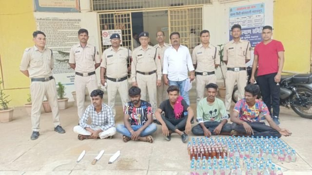 आर्म्स एक्ट एवं अवैध शराब के मामले में सिटी कोतवाली पुलिस की कार्यवाही