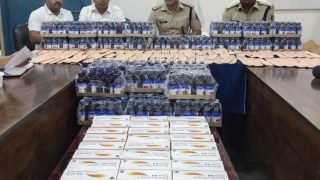भारी मात्रा में प्रतिबंधित नशीली टेबलेट व कोडीन युक्त सिरप के साथ 01 अन्तर्राज्जीय आरोपी गिरफ्तार।