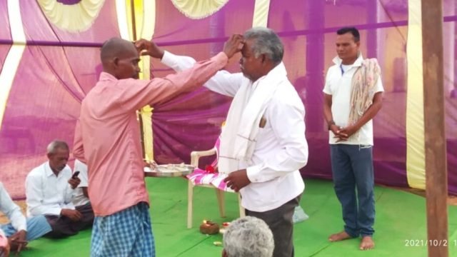ग्राम पंचायत भरुआमुड़ा में मनायी गई गांधी जयंती