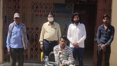 जिला मीडिया प्रभारी कृष्णा कुमार नामदेव के प्रयासों से दिव्यांग को मिला ट्राई साइकिल