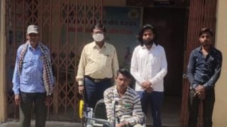 जिला मीडिया प्रभारी कृष्णा कुमार नामदेव के प्रयासों से दिव्यांग को मिला ट्राई साइकिल