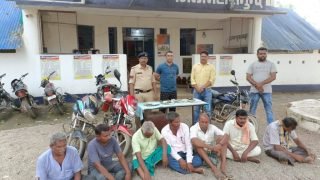 जुए के खिलाफ सरायपाली पुलिस की कार्यवाही।