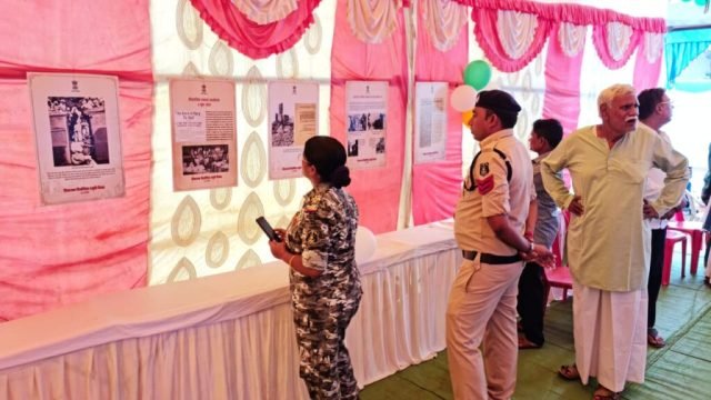 मेमन पेट्रोल पंप छुरा में आजादी के अमृत महोत्सव के तहत प्रदर्शनी का किया गया आयोजन