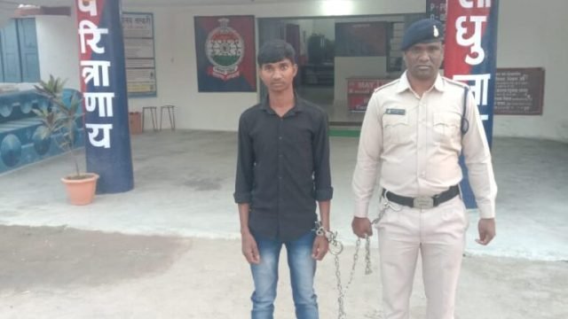 नाबालिक अपहृता को शादी का झांसा देकर दुष्कर्म करने वाला आरोपी आया पुलिस की गिरफ्त में।