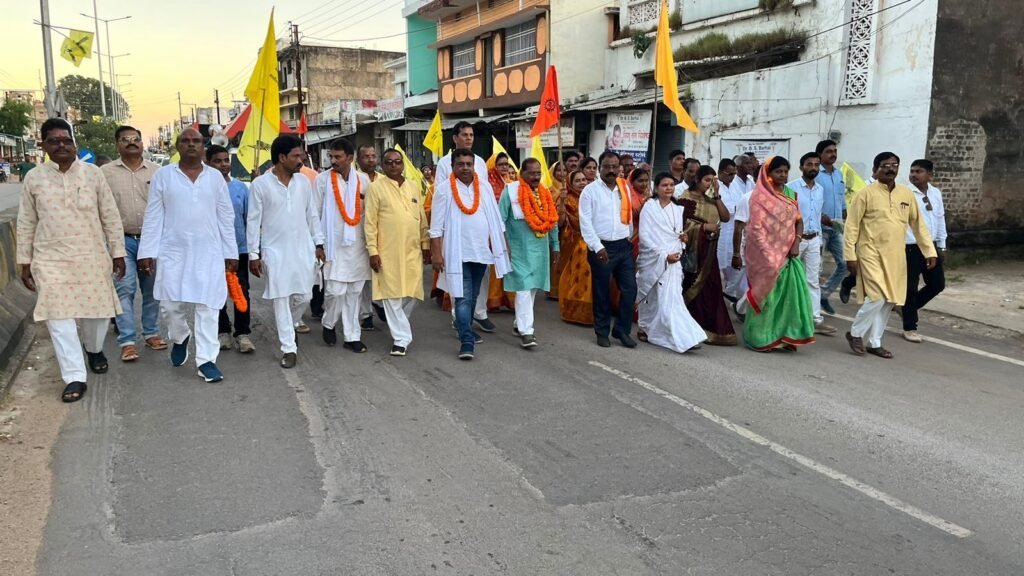 सामाजिक सद्भाव यात्रा का बागबाहरा में हुआ समापन……