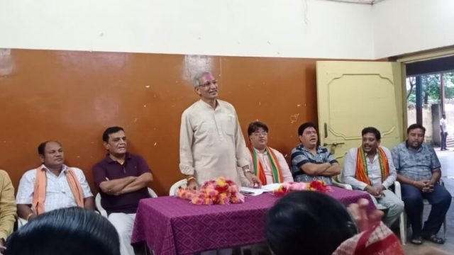 सरायपाली स्थित गीता भवन में भाजपा की विधानसभा स्तरीय बैठक हुई संपन्न।