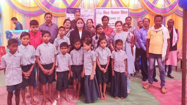 विश्व दिव्यांग दिवस पर विशेष आवासीय विद्यालय में आयोजित हुए कार्यक्रम।