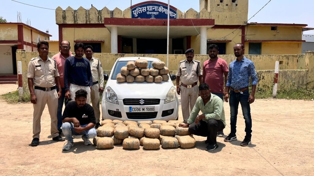 1 20 किलो गांजे के साथ दो आरोपी हुए गिरफ्तार…