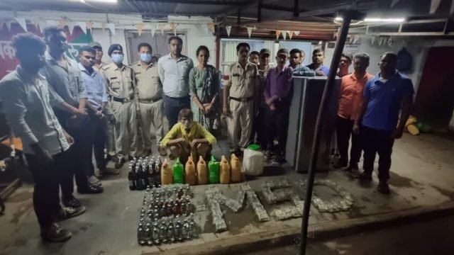 भारी मात्रा में अवैध शराब के साथ 2 आरोपी गिरफ्तार…