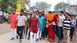 बोल कालिया से गूंज उठा गरियाबंद, पंडित युवाराज पांडेय का हुआ भव्य स्वागत,