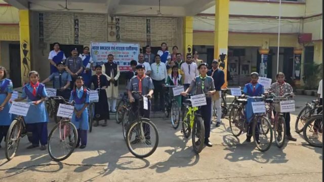 हीरक जयंती पर साइकिल रैली के माध्यम से पर्यावरण और जल संरक्षण का संदेश